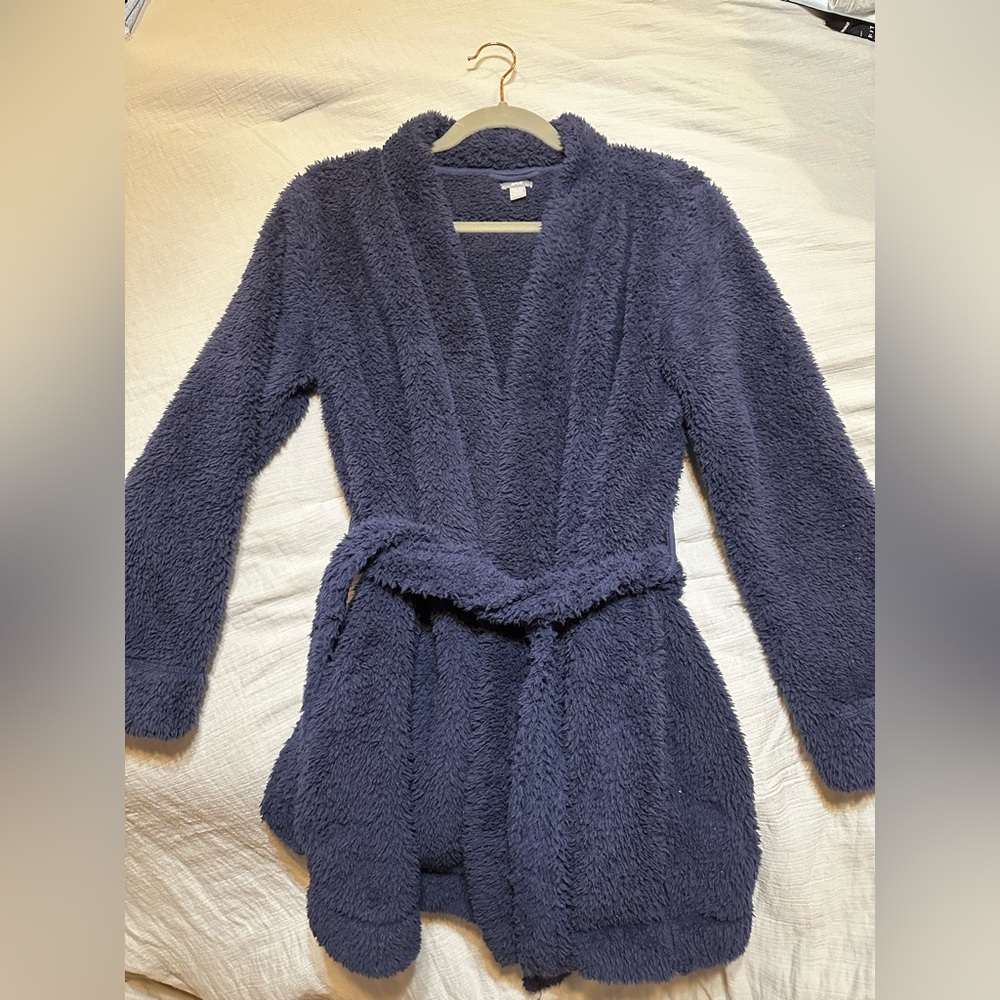 Aerie Midnight Blue Plush Robe